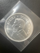 Silbermünze Südafrika Krügerrand 2022 - 1 Oz, Uncirculiert,