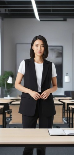 Damen weste 36 schwarz - damen-weste,,