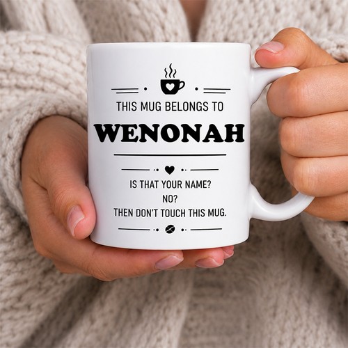 Personalisierte wenonah tasse - wenonah,