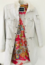 Gipsy Ledermantel weiss Gr. XS