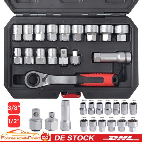 17x durchsteck steckschlüssel - durchsteck,