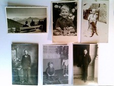 6x Kinder, Jungen, Fotografien, 6 AK, ungelaufen, 1x datiert 1921, ca. 1920-1960