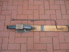 Scherenwagenheber Oldtimer Schmidt &Völker KG  Schmalkalden + Schiebehilfe DRGM