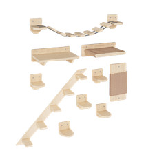 Kletterwand Katzen Wandliege