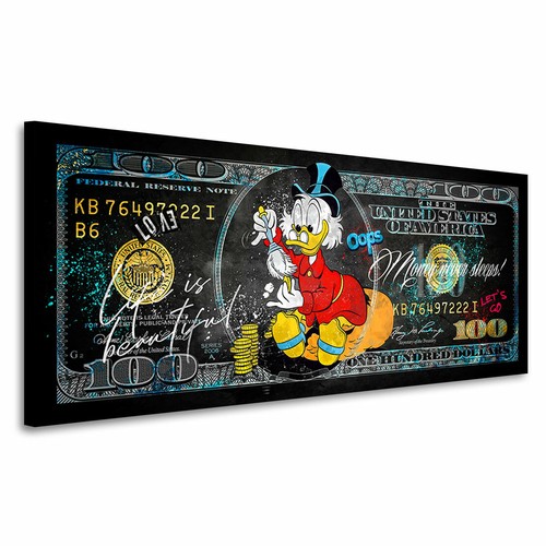 Acrylglas wand bild - wand, dollar