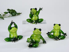 Yoga Frösche Frosch grasgrün  Figur sortiert 