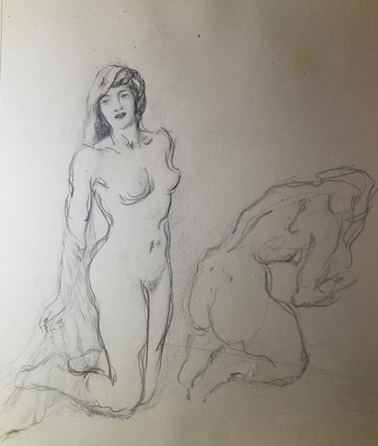 Erotische zeichnung 1920 - erotische,