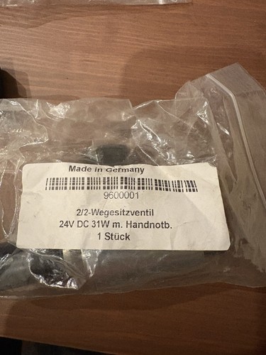 Wege sitzventil 24vdc - 2/2,