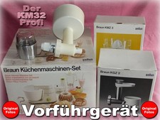 █ BRAUN KM32 ? NEU+OVP+MEGAZUBEHÖR ? Küchenmaschine KM 32 321 ✅ Gewährleistung