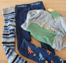 ★★★TOP★★★ 3 Stück Strumpfhosen ★ mit Füßen ★ Gr. 86 / 92 ★★★