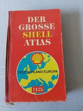Shell Autoatlas Deutschland Europa Jahrgang 1974/75