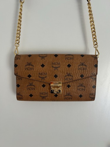 Mcm damen umhängetasche - umhängetasche, leder