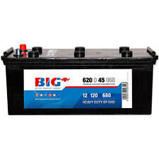 BIG LKW-Batterie 12V 120Ah Starterbatterie Schlepper Traktor ersetzt 140Ah 110Ah