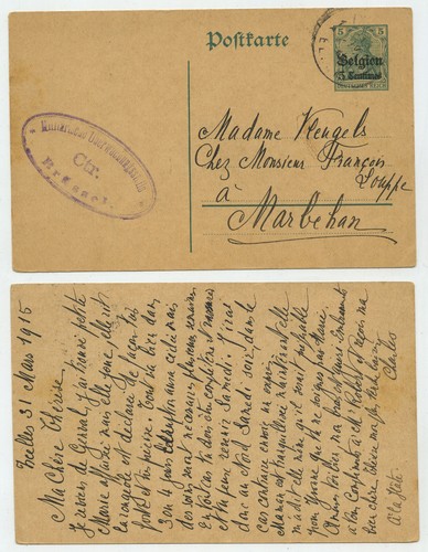 95714 belgien ganzsache p - belgien,