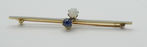Brosche nadel milch voll opal - ,