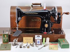 Special 1951 Singer 201K Nähmaschine, gewartet, für Leder, Stoff, Canvas