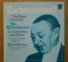 RACHMANINOFF - Die Klavierkonzerte Rafael Orozco (LP-Box)