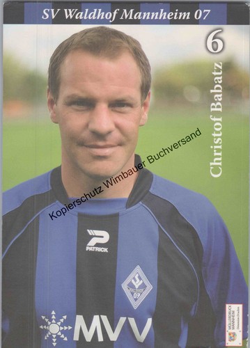 Autogrammkarte christof babatz - autogrammkarte,