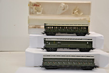 Liliput H0 ,2x Abteilwagen 3.Kl. und 291 Deutsche Bundespost in OVP - Set U21