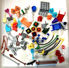 Lego Duplo - Zubehör - Blaulicht, Feuer, Sirene, Pylon, Schlauch,... - gebraucht