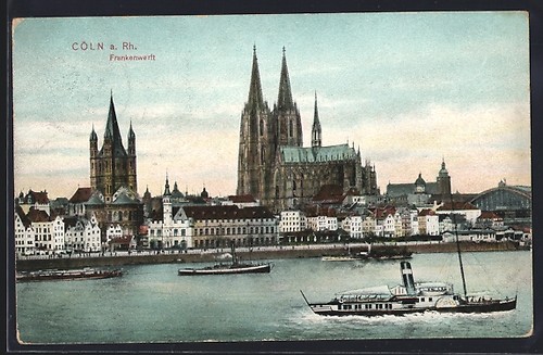 Ansichtskarte köln rh - ansichtskarte,
