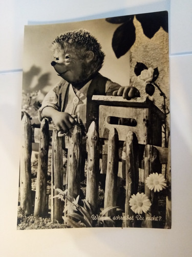 Mecki eine alte postkarte - ,