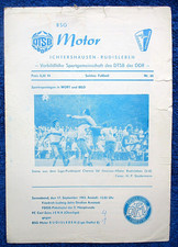 BSG Motor Rudisleben - FC Carl - Zeiss Jena  1983 - 1984  FDGB Pokal 2.Runde