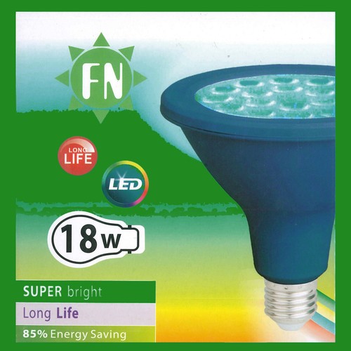 18w par38 blau - 18w, led