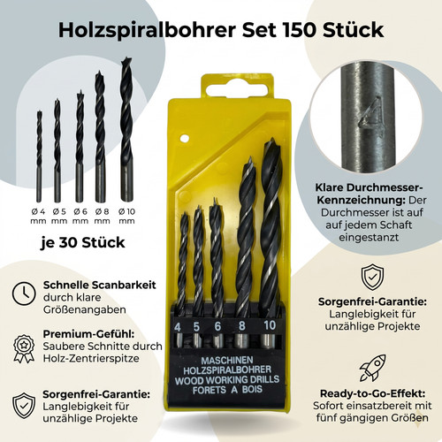 Holzspiralbohrer holzbohrer - holzspiralbohrer,