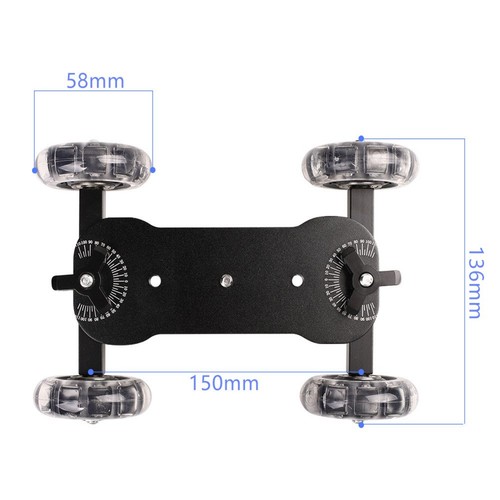 Dolly slider für kameras mit - dolly,