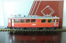 Lemaco ( LEMATEC ) H0m-012 BERNINA Triebwagen Rhb 37 ABe 4/4 ROT   in OVP