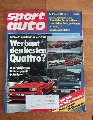 Sport auto 1983 audi - sport,