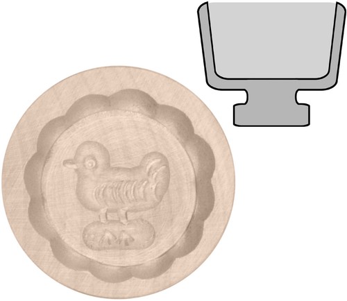 Butterform rund buttermodel - butterform,