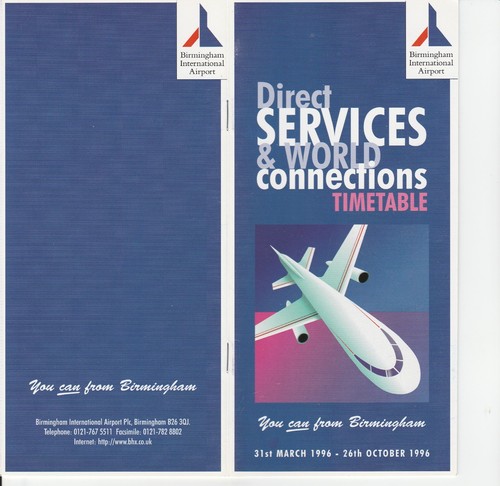 Flugplan birmingham airport - flugplan,