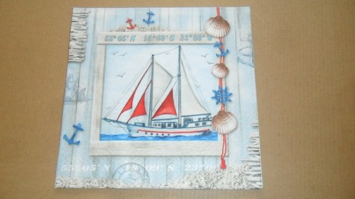 Servietten 33cm maritim - servietten, 33cm,