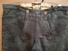 alte Hirschlederhose 54 56 XXL