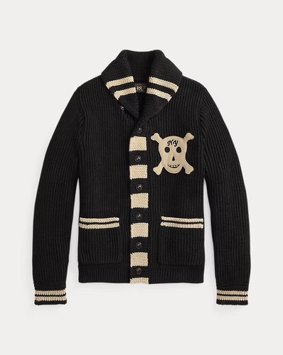 Rrl double skull patch wool - skull,