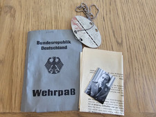 Bundeswehr Wehrpass & Erkennungsmarke, Jägerbataillon 531 70er Jahre