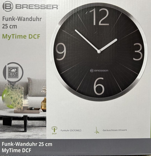 Bresser funk wanduhr cm - wanduhr, 25
