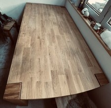 Designesstisch massivholz Eiche 200cmx100cm
