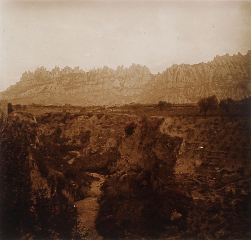 Berg spanien 1909 foto - foto, stereo