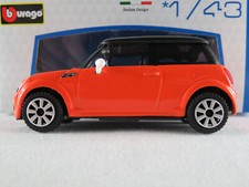 Bburago 18-30257 Mini Cooper S (2010-2013) in orange/schwarz 1:43 NEU/OVP