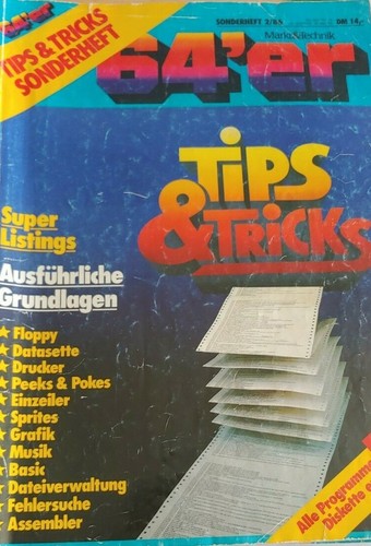 64er sonderheft tips - sonderheft, &