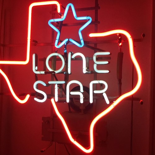 Lone star beer - star, vintage