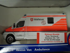 Siku 2108 MB Sprinter Werbemodell Malteser Wildeshausen 1/50 Metall