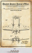 Blechschild 20x30 US Patent