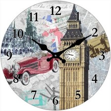 Glas Uhr Vintage Big Ben &