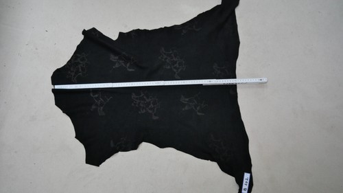 Ziegen velour schwarz echt - velour, schwarz,echt