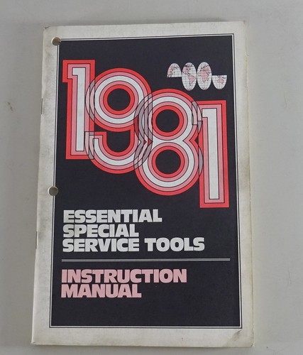 Handbuch spezialwerkzeug ford - handbuch,