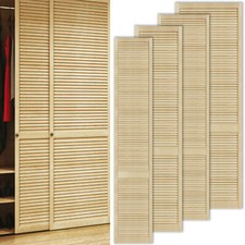 Lamellentür Holz Schranktür Möbel Tür offene Lamellentüren Kiefer Einbauschrank